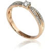 Diamond Sky Jewelry Auksinis žiedas su deimantais „Joanna IX“