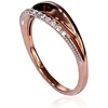Diamond Sky Jewelry Auksinis žiedas su deimantais „Babylon V“