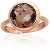 Diamond Sky Jewelry Auksinis žiedas su kvarcu „Diana IV“