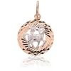 Diamond Sky Jewelry Auksinis zodiako ženklo pakabukas „Šaulys V“
