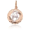 Diamond Sky Jewelry Auksinis zodiako ženklo pakabukas „Ožiaragis IV“