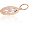 Diamond Sky Jewelry Auksinis zodiako ženklo pakabukas „Ožiaragis IV“