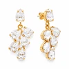 Diamond Sky Jewelry Auskarai „Amber II“ su Preciosa® kristalais