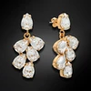 Diamond Sky Jewelry Auskarai „Amber II“ su Preciosa® kristalais