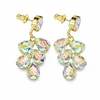 Diamond Sky Jewelry Auskarai „Amber II (Aurora Borealis)“ su Preciosa® kristalais