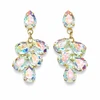 Diamond Sky Jewelry Auskarai „Amber II (Aurora Borealis)“ su Preciosa® kristalais