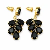 Diamond Sky Jewelry Auskarai „Amber II (Jet)“ su Preciosa® kristalais
