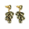 Diamond Sky Jewelry Auskarai „Amber II (Juodas Diamond)“ su Preciosa® kristalais