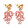 Diamond Sky Jewelry Auskarai „Amber II (Light Rose)“ su Preciosa® kristalais