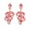 Diamond Sky Jewelry Auskarai „Amber II (Light Rose)“ su Preciosa® kristalais
