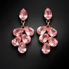 Diamond Sky Jewelry Auskarai „Amber II (Light Rose)“ su Preciosa® kristalais