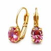 Diamond Sky Jewelry Auskarai „Baroque Mirror II (Fancy Rožinė)“ su Swarovski® kristalais
