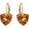 Diamond Sky Jewelry Auskarai „Bermuda Triangle (Light Colorado Topaz)“ su Swarovski® kristalais