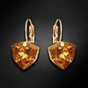 Diamond Sky Jewelry Auskarai „Bermuda Triangle (Light Colorado Topaz)“ su Swarovski® kristalais