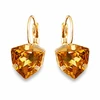 Diamond Sky Jewelry Auskarai „Bermuda Triangle (Light Colorado Topaz)“ su Swarovski® kristalais