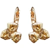 Diamond Sky Jewelry Auskarai „Bermuda Triangle III (Golden Shadow)“ su Swarovski® kristalais