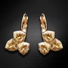 Diamond Sky Jewelry Auskarai „Bermuda Triangle III (Golden Shadow)“ su Swarovski® kristalais