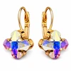 Diamond Sky Jewelry Auskarai „Byzantine Cross (Aurora Borealis)“ su Swarovski® kristalais