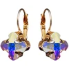 Diamond Sky Jewelry Auskarai „Byzantine Cross (Aurora Borealis)“ su Swarovski® kristalais
