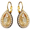 Diamond Sky Jewelry Auskarai „Celestial Drop (Golden Shadow)“ su Swarovski® kristalais
