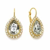Diamond Sky Jewelry Auskarai „Celestial Drop (Sidabrinis Patina)“ su Swarovski® kristalais