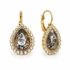 Diamond Sky Jewelry Auskarai „Celestial Drop (Rose Patina)“ su Swarovski® kristalais