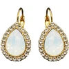 Diamond Sky Jewelry Auskarai „Celestial Drop (Baltas Opal)“ su Swarovski® kristalais