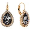Diamond Sky Jewelry Auskarai „Celestial Drop (Sidabrinis Night)“ su Swarovski® kristalais
