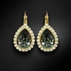 Diamond Sky Jewelry Auskarai „Celestial Drop (Sidabrinis Night)“ su Swarovski® kristalais