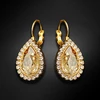 Diamond Sky Jewelry Auskarai „Celestial Drop (Golden Shadow)“ su Swarovski® kristalais