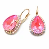 Diamond Sky Jewelry Auskarai „Celestial Drop III (Lotus Rožinė DeLite)“ su Swarovski® kristalais