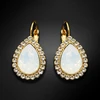 Diamond Sky Jewelry Auskarai „Celestial Drop (Baltas Opal)“ su Swarovski® kristalais