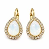 Diamond Sky Jewelry Auskarai „Celestial Drop (Baltas Opal)“ su Swarovski® kristalais