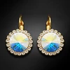 Diamond Sky Jewelry Auskarai „Clarice (Aurora Borealis)“ su Swarovski® kristalais