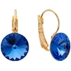 Diamond Sky Jewelry Auskarai „Clarice II (Sapphire)“ su Swarovski® kristalais