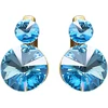 Diamond Sky Jewelry Auskarai „Clarice IV (Aquamarine Mėlyna)“ su Swarovski® kristalais