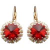 Diamond Sky Jewelry Auskarai „Clarice IX (Scarlet)“ su Swarovski® kristalais