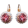 Diamond Sky Jewelry Auskarai „Clarice IX (Light Rose)“ su Swarovski® kristalais