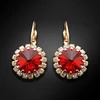 Diamond Sky Jewelry Auskarai „Clarice IX (Scarlet)“ su Swarovski® kristalais
