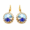 Diamond Sky Jewelry Auskarai „Clarice IX (Sapphire Shimmer)“ su Swarovski® kristalais