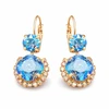 Diamond Sky Jewelry Auskarai „Clarice VI (Light Sapphire Shimmer)“ su Swarovski® kristalais