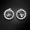 Diamond Sky Jewelry Auskarai „Clarice X (Nightfall)“ su Preciosa® kristalais