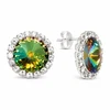 Diamond Sky Jewelry Auskarai „Clarice X (Vitrail Medium)“ su Preciosa® kristalais