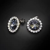 Diamond Sky Jewelry Auskarai „Clarice X (Nightfall)“ su Preciosa® kristalais