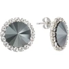 Diamond Sky Jewelry Auskarai „Clarice X (Jet Hematite)“ su Preciosa® kristalais