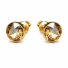 Diamond Sky Jewelry Auskarai „Classic (Golden Shadow)“ su Swarovski® kristalais
