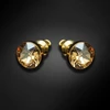 Diamond Sky Jewelry Auskarai „Classic (Golden Shadow)“ su Swarovski® kristalais