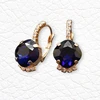 Diamond Sky Jewelry Auskarai „Crete (Dark Indigo)“ su Preciosa® kristalais