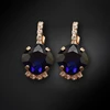 Diamond Sky Jewelry Auskarai „Crete (Dark Indigo)“ su Preciosa® kristalais