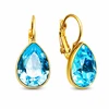 Diamond Sky Jewelry Auskarai „Crystal Drop (Aquamarine Mėlyna)“ su Swarovski® kristalais